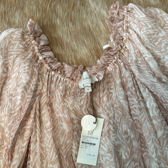 Cleobella Elegant Pink Patterned Maxi Dress - Picture 2 of 7